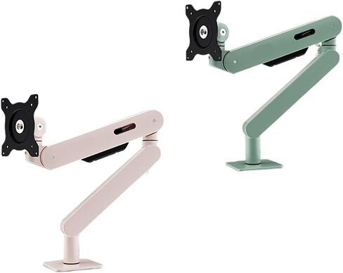 1 Pcs Monitor Stand Computer Screen Robotic arm Wall Hanging can be Lifted, Telescopic and Increased Without Punching Holes AM400PLUS(AM400PLUS Green) in Saudi Arabia
