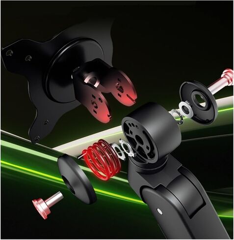 1 Pcs Monitor Stand Computer Screen Robotic arm Wall Hanging can be Lifted, Telescopic and Increased Without Punching Holes AM400PLUS(AM400PLUS Green) in Saudi Arabia