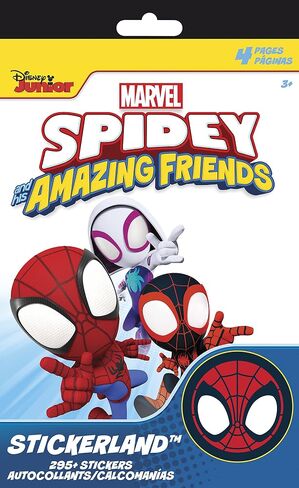 Spidey وأصدقائه المذهلون - لوحة ملصقات ملصقات 4 صفحات - 4 صفحات in Kuwait