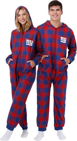 foco NFL Ugly Pattern One Piece Pajamas - L in Saudi Arabia