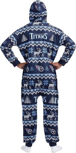 foco NFL Ugly Pattern One Piece Pajamas - L in Saudi Arabia