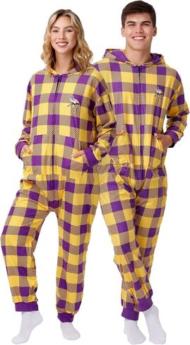 foco NFL Ugly Pattern One Piece Pajamas - L in Saudi Arabia