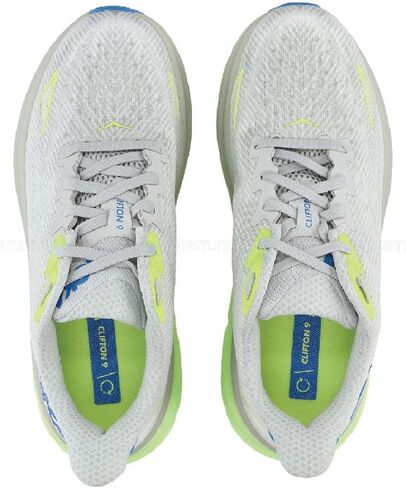 حذاء Hoka الرجالي Clifton 9 الرياضي، Nimbus Cloud/الصوف الفولاذي، 11.5 in Kuwait