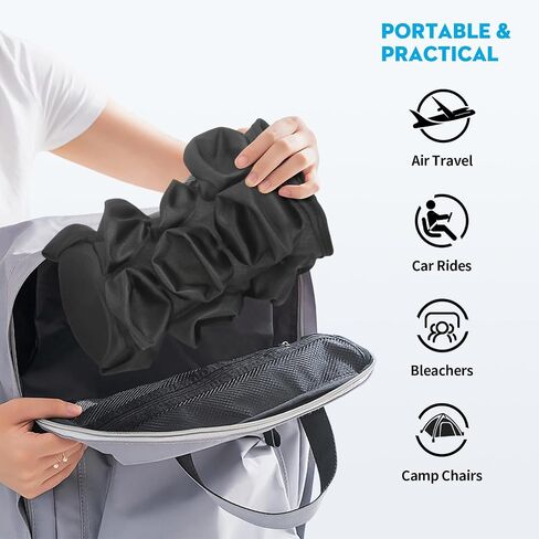 Premium 3D Comfortable Travel Air Cushion, Inflatable Car Seat Cushion Work for Home Office Chair Cushion Optimal Support (Large Air Cells) in Saudi Arabia