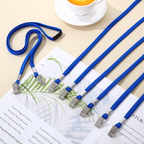 Kosiz 48 PCS سلامة الحبل الشحول مع مقطع مزدوج القناع الوجه الحبل 2 - تصميم هوك قابلة للتعديل شارات الرقبة حزام الرقبة in Saudi Arabia