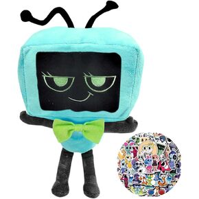 Dandy's World Plush 11" Vee Plush Stuffed Figure Pillow for Video Game Fans Room Decor with a Sticker Set