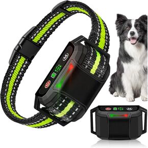 Bark Collar, Dog Bark Collar for Large Medium Small Dogs, Rechargeable Anti Barking Training Collar, IP67 Waterproof Anti Bark Collar with 5 Adjustable Sensitivities & 7 Training Modes