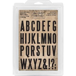 Tim Holtz Idea-Ology Block Upper TH Ideaology Stamp Cling Foam