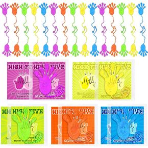 50 Pcs Back to School Gifts for Students Sticky Hands Stretchy Fingers Toys Summer First Day of School Student Gifts Bulk from Teacher Sticky Hands Party Favors Supplies(Classic)