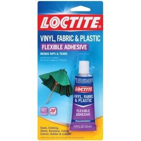 Loctite Vinyl, Plastic, and Fabric Adhesive,Pack of 2 Clear