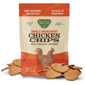 Gaines Family Farmstead Sweet Potato Dog Chips, 100% Natural Treats for Small & Large Dogs, Rawhide Alternative for Dog Training, Rich in Vitamins, Made in The USA, 8 Ounce Bag in Kuwait