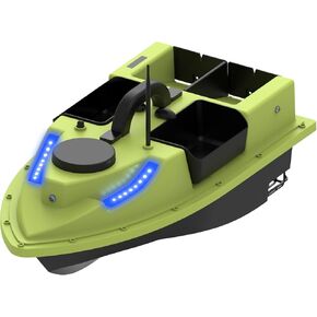 GPS RC Bait Boat for Fishing - 500m Range, Auto Return & Cruise, 4.4lbs Capacity, Dual 5200mAh, Waterproof for Carp/Catfish