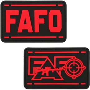 Nine-Tailed Fox MTF Patch,SCP Special Containment Procedures Foundation,Funny Tactical Embroidered Patches,Morale Military Hook and Loop for Backpacks Hat Army Vest(2PCS B)