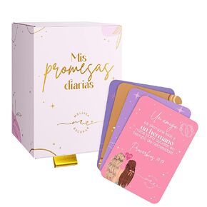 Mis Promesas Diarias- Contiene 100 Tarjetas con Pasajes Bíblicos Para Mejorar la Espiritualidad e Inspiración (en Español)