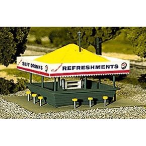 Refreshment Stand Kit HO Scale Atlas Trains