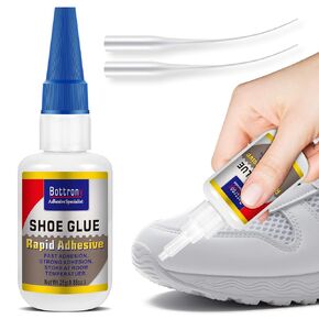 Shoe Glue, Fast Drying Clear Shoe Glue for Sole Repair, Waterproof, Heat-Resistant, Strong Adhesive for Shoe Sole Repair, Boot, Sneakers, High Heels, Sandals and More