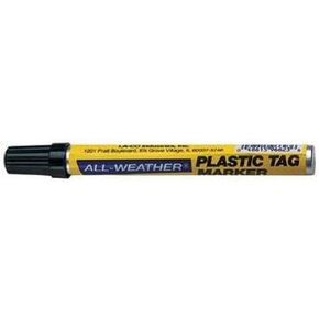 All-Weather Plastic Eartag Markers - black all-weather plastic tag marker pump