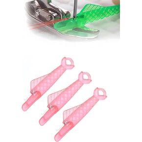 bepisof10 Pack Automatic Needle Threader, Fish Mouth Sewing Machine Quick Threader, Simple Loop Threader for Craft/DIY Tool（Green）