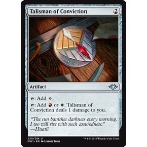 Magic: The Gathering - Talisman of Conviction - Modern Horizons