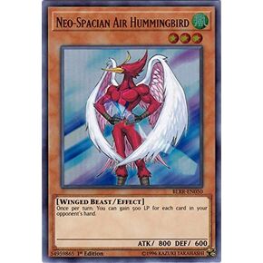 Yu-Gi-Oh! - Neo-Spacian Air Hummingbird - BLRR-EN050 - Ultra Rare - 1st Edition - Battles of Legend: Relentless Revenge