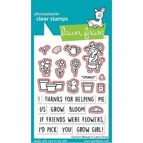 Lawn Fawn LF3365 Garden Mouse Lawn Cuts Dies