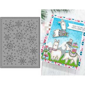 DzIxY Patchwork Christmas Deers Metal Cutting Dies for Card Making Kit Embossing Paper Die Cuts Set Scrapbook Stencils Supplies Machine Templates