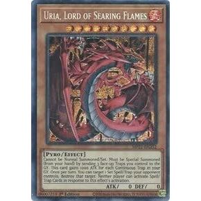 Uria, Lord of Searing Flames - MP21-EN252 - Prismatic Secret Rare - 1st Edition