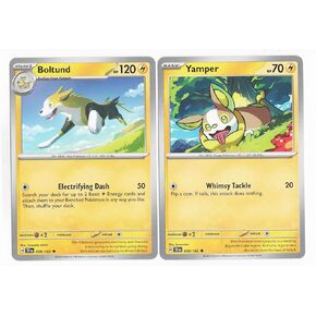 Boltund 059/162 – Temporal Forces – Pokemon 2 Card Lot – Yamper