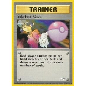 Pokemon - Sabrina39;s Gaze (125/132) - Gym Heroes