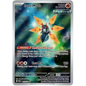 Pokemon - Iron Moth 187/182 - Paradox Rift - Illustration Rare - Single Card