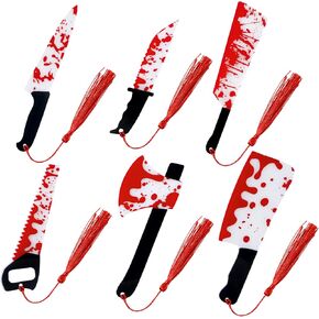 6 Pcs Horror Novelty Bookmark, Halloween Featured Themed Acrylic Bookmarks with Tassels for Writers, Book Fans, Officers, Teachers,Friends