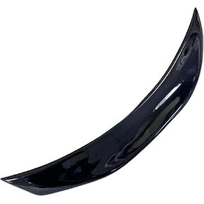 Compatible For Mazda MX5 Miata ND RF LMS Style FRP Fiber Glass Unpainted Duckbill Spoiler Trunk Wing Lip Racing Accessories Tuning Trim(FRP bright black)