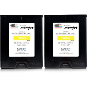 Quadient Memjet M5K250-N Compatible High Capacity Cyan Printer Ink Tank (250ml) - Printer Ink Cartridge for Mach Series Quadient & Hasler Printers - Fade-Resistant Replacement Inkjet Printer Ink
