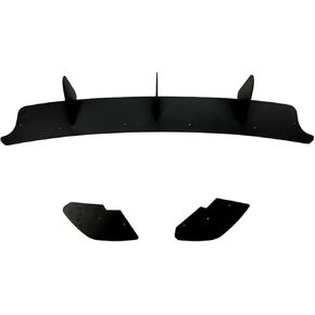 Black Tail Bumper Compatible For VW Golf 6 MK6 GTI 2009-2013 Car Rear Bumper Lip Diffuser Spoiler Splitter Diffuser Spoiler