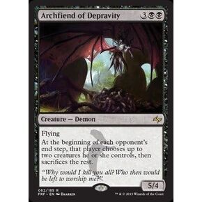 Magic The Gathering - Archfiend of Depravity (062/185) - Fate Reforged
