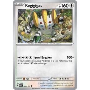 Pokemon - Regigigas 086/131 – Prismatic Evolutions – Legendary Pokemon – Single Card