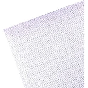 1 Sheet of 14 Count Pre-Gridded Aida Cloth – 28 x 39 Inch White with Green Guidelines Pre-Cut Fabric Squares – Cross Stitch Fabric – 100% Cotton – Ideal for Needlework – The Knotty Unicorn