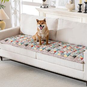 Couch Cover for Dogs Washable, Soft Dog Couch Cover, Non Slip Pet Couch Covers for Sofa, Couch Protector for Dogs Large Medium Small Size (Bohemian, 27.56 x 70.9 inch)