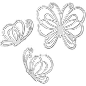 Butterfly Die Cuts for Card Making Metal Butterfly Cutting Dies Decorative Cut Stencil Template for Paper Cards DIY Crafts Album Embossing Scrapbooking
