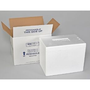 Polar Tech. 245C Thermo Chill Insulated Carton with Foam Shipper, Medium, 17" Length x 10" Width x 8-1/4" Depth (Limited Edition)
