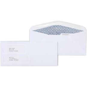 Staples Gummed Security Tinted #9 Business Envelopes, 3 7/8-inch x 8 7/8-inch, White, 1000/Carton (ST266759-CCVS)
