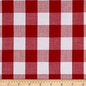 Richcheck 60" Gingham Check 1/4" Blue, Fabric by the Yard