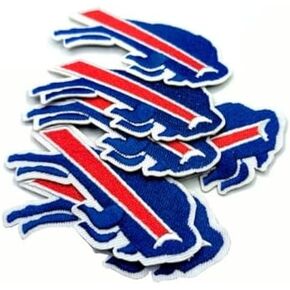 6Pcs Rugby Team Logo Iron On Sew On Patch Applique for Clothes, Dress, Hat, Jeans, DIY Accessories