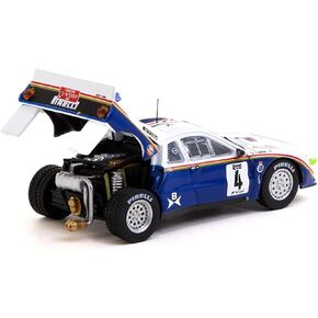 Lancia 037#4 Salvador Servia - Jordi Sabater Third Place Rally Costa Brava (1985) "Hobby64 Series 1/64 Diecast Model Car by Tarmac Works T64P-TL002-85RCB04