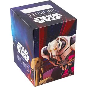 Gamegenic Star Wars Unlimited SOFT CRATE - Full-Color Printed Officially Licensed Durable Deck Box, Holds 60 Double-Sleeved Cards, Perfect for TCGs & LCGs, Ahsoka Tano/General Grievous Design, Made