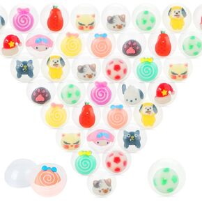 40 pcs Kawaii Mini Capsule Toys Bulk Party Favors Classroom Prize Treasure Box Toys Stocking Stuffers Goodie Bag Stuff Gifts