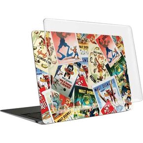Skinit Case + Skin Compatible with MacBook Air 13in M1 (2021) - Officially Licensed Disney Retro Goofy Stamps Design