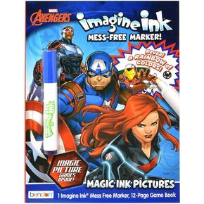 Marvel Avengers Imagine Ink Magic Ink Pictures Activity Book