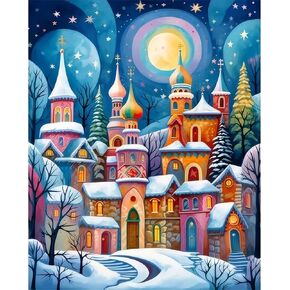 JATOK Paint by Numbers Kits for Adults, Painting Kits for Beginners On Clear Colored Canvas, Easy DIY Acrylic Pigment Drawing Paintwork for Home Wall Decor, Car 30x40CM/12x16in (with Frame