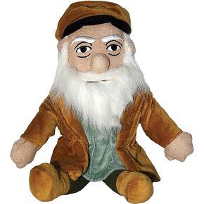 The Unemployed Philosophers Guild Leonardo Da Vinci - Little Thinker - Plush Doll